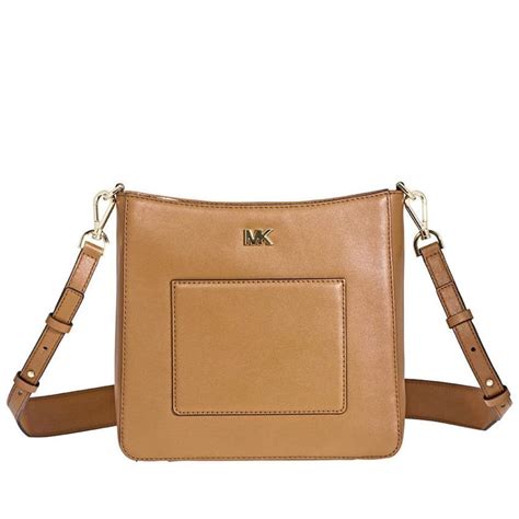 michael michael kors gloria leather messenger|Gloria Medium Leather Messenger Bag .